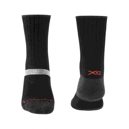 Bridgedale "Cross Country" juodos sportinės kojinės vyrams