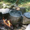 Puodas su rankena iš titano 750 ml TOAKS
