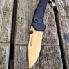 Atlenkiamas peilis Willumsen Zero7 Black N Gold