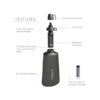LifeStraw Peak Spaudžiama gertuvė su filtru 650ml